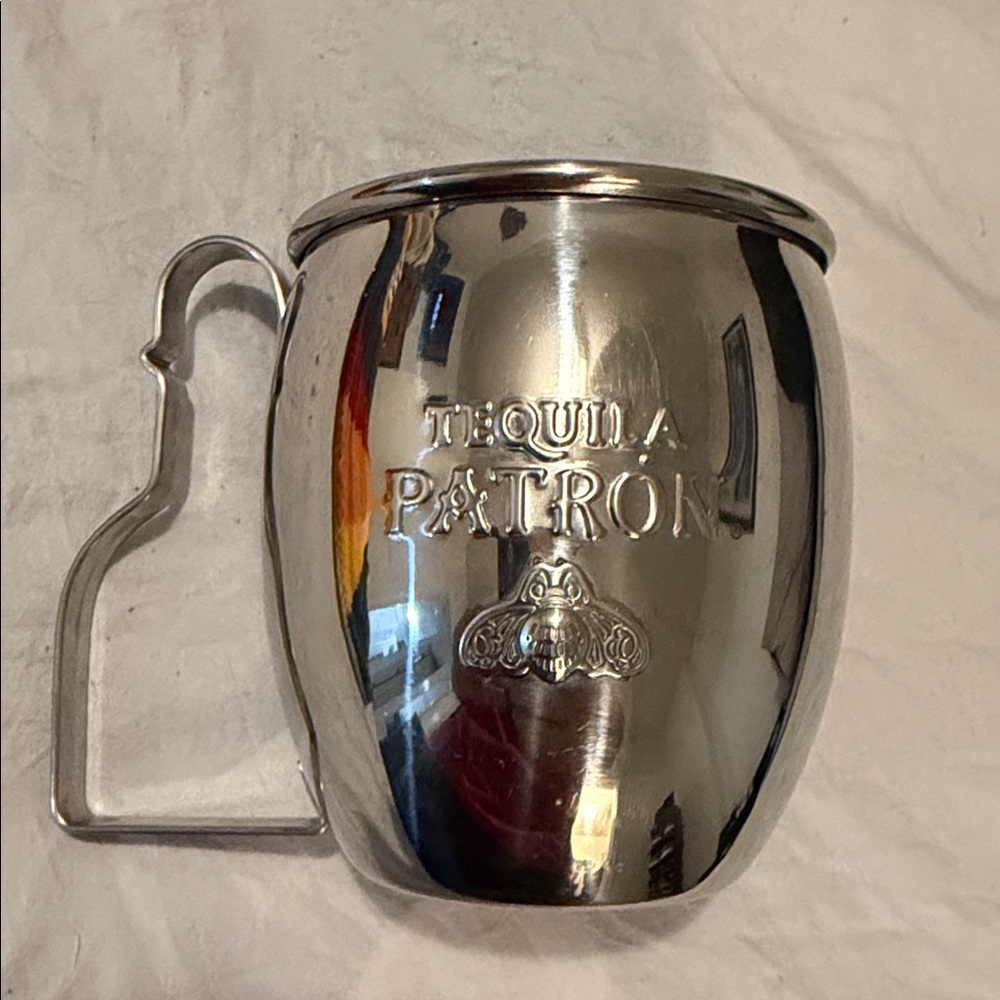 Patrón Tequila Stainless Steel Mule Mug - Silver